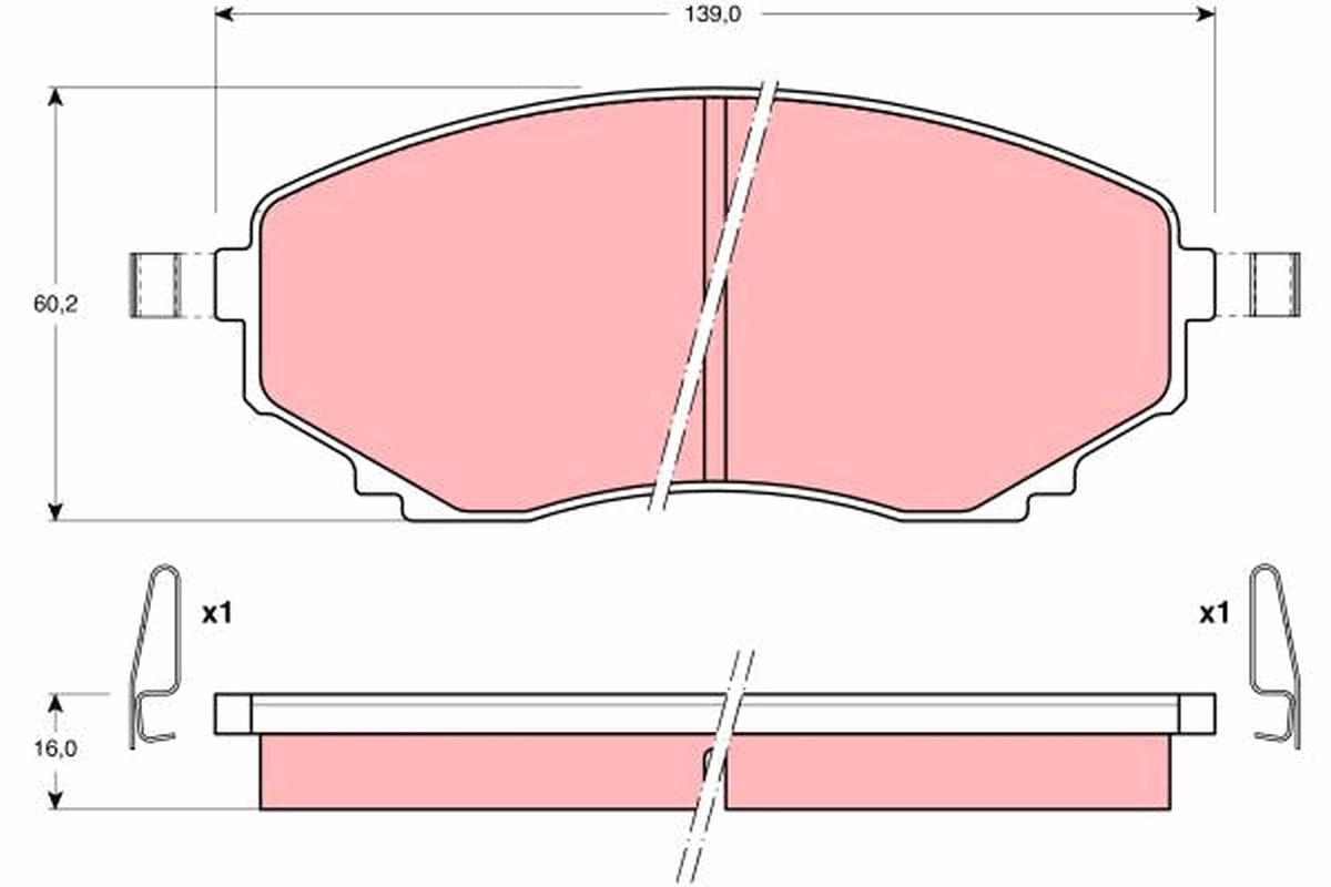 Brake Pad Set, disc brake