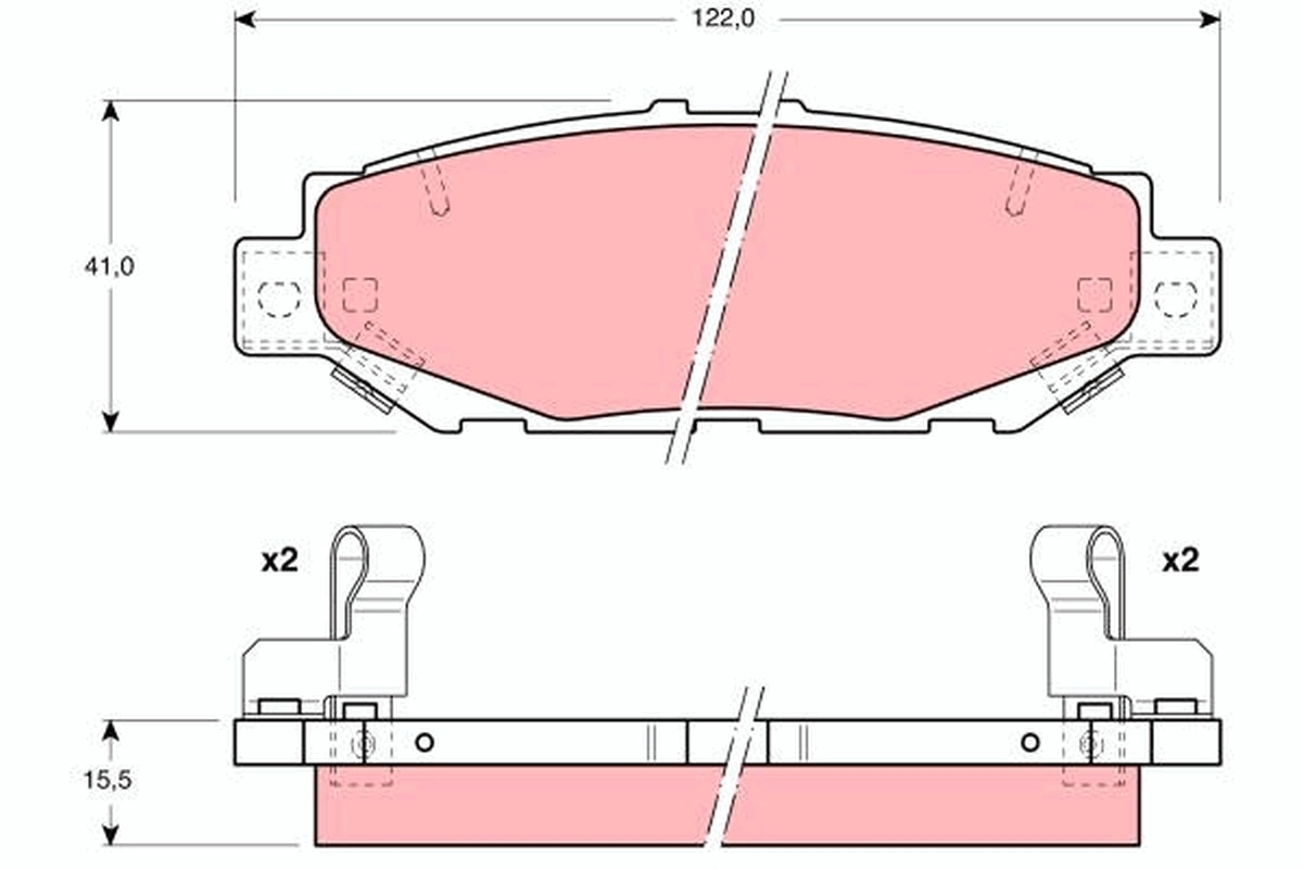 Brake Pad Set, disc brake