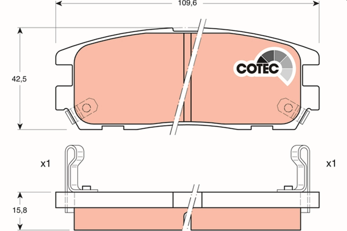 Brake Pad Set, disc brake