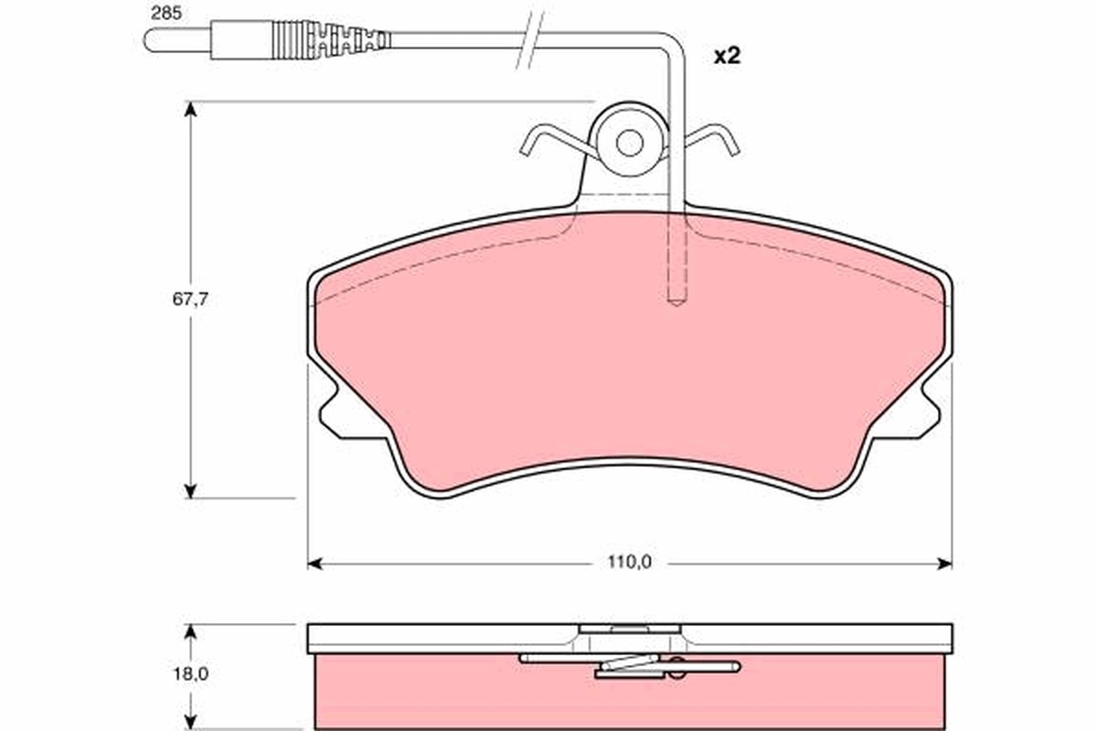 Brake Pad Set, disc brake