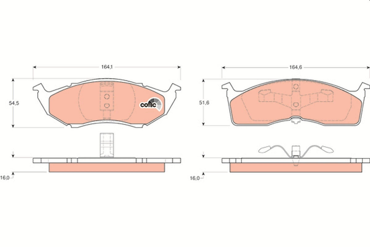 Brake Pad Set, disc brake