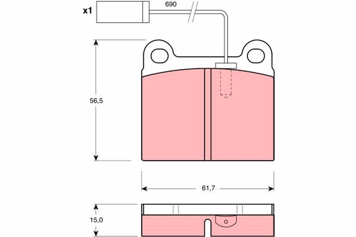 Brake Pad Set, disc brake
