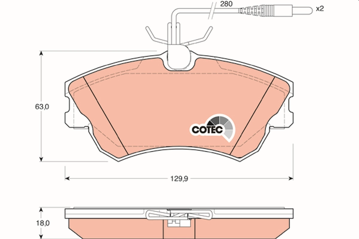 Brake Pad Set, disc brake