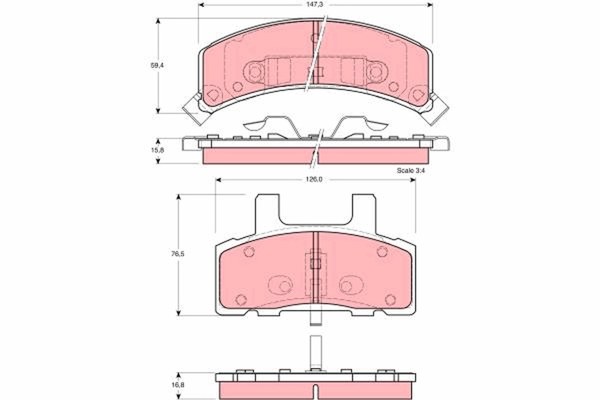 Brake Pad Set, disc brake
