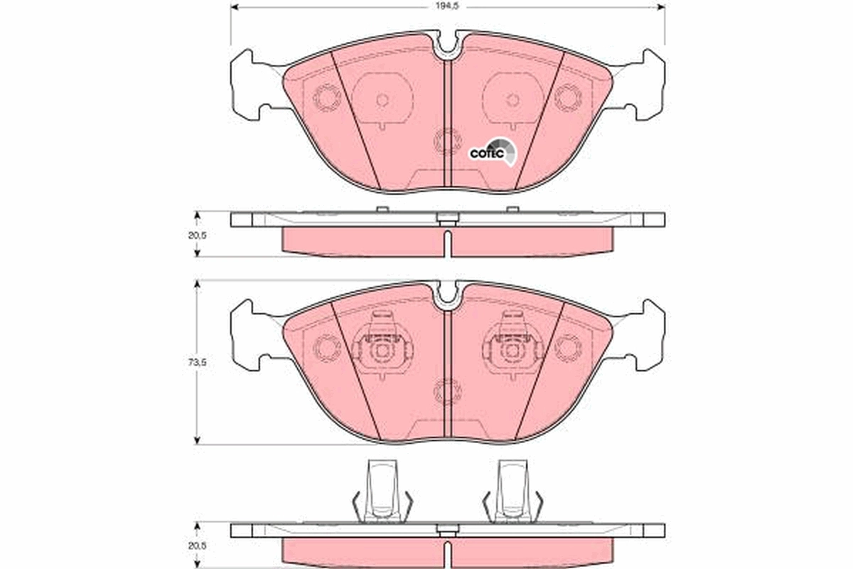 Brake Pad Set, disc brake