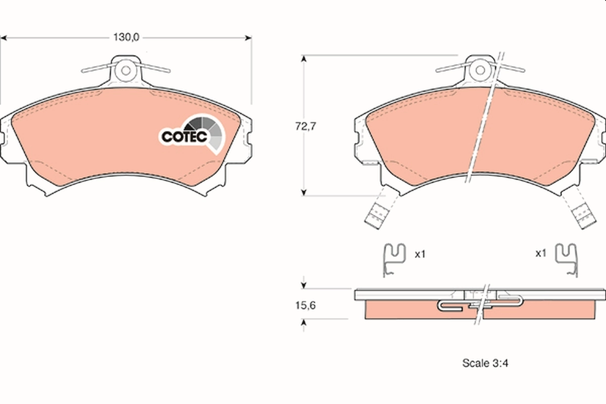 Brake Pad Set, disc brake