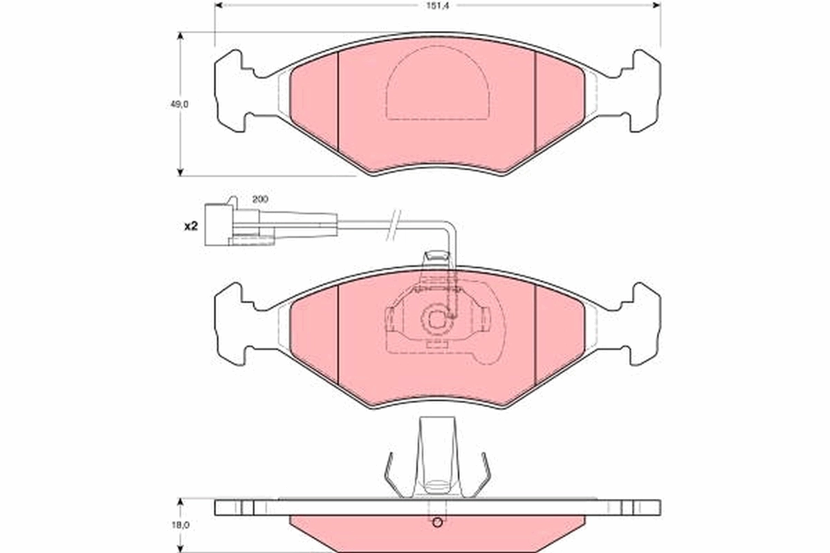 Brake Pad Set, disc brake