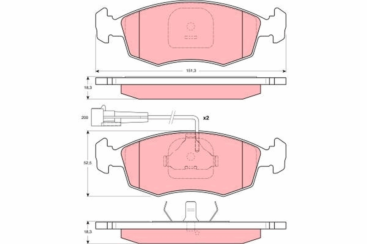 Brake Pad Set, disc brake