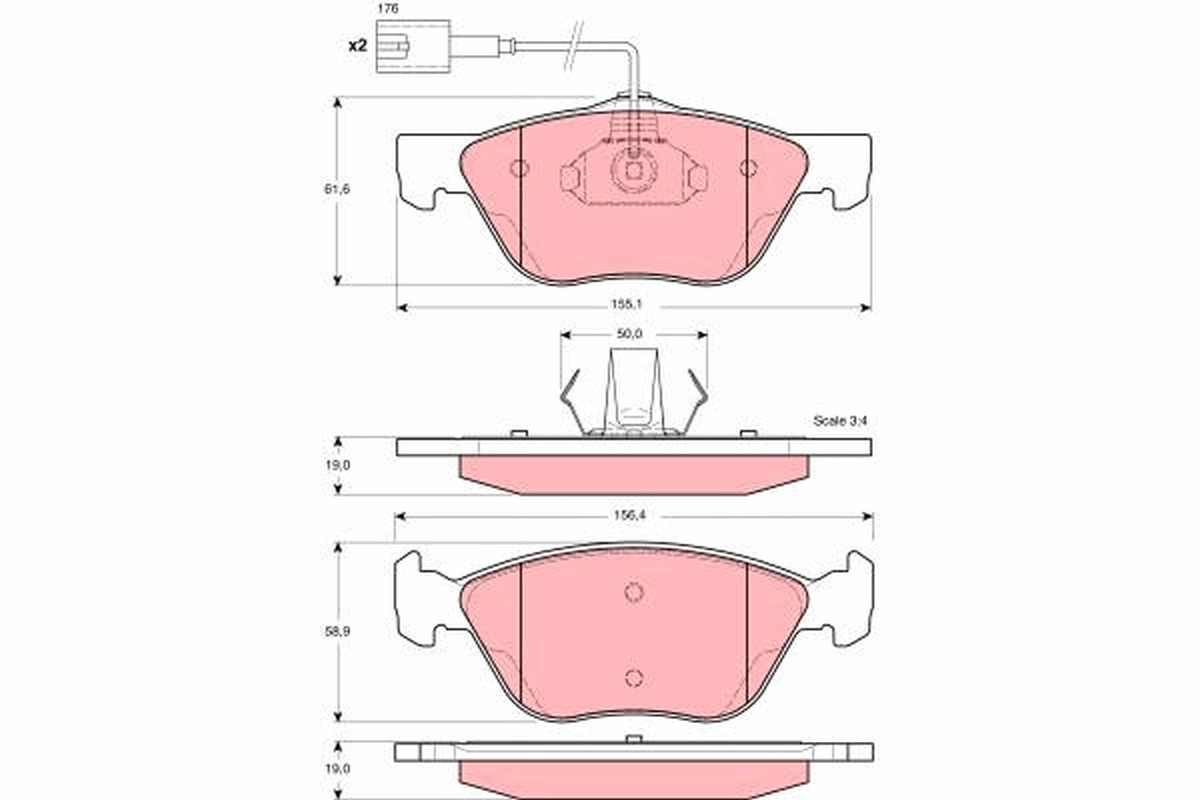 Brake Pad Set, disc brake