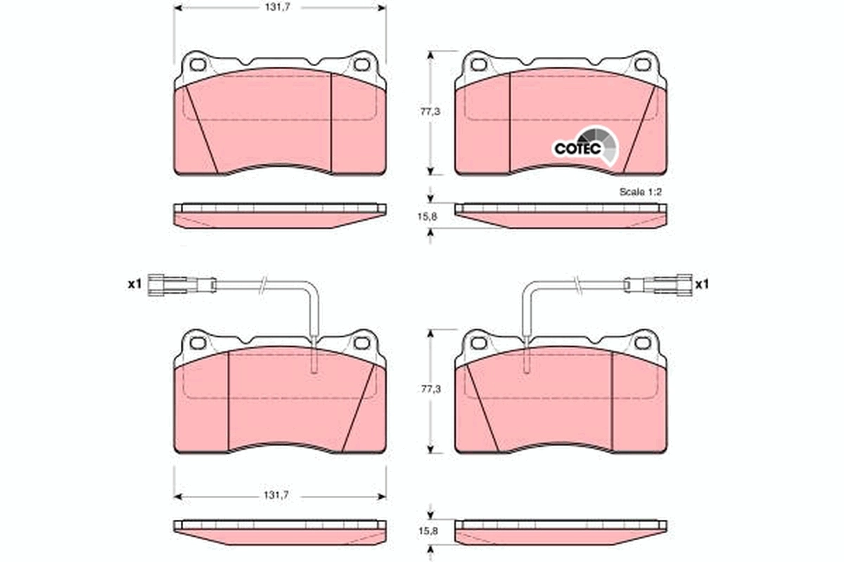 Brake Pad Set, disc brake