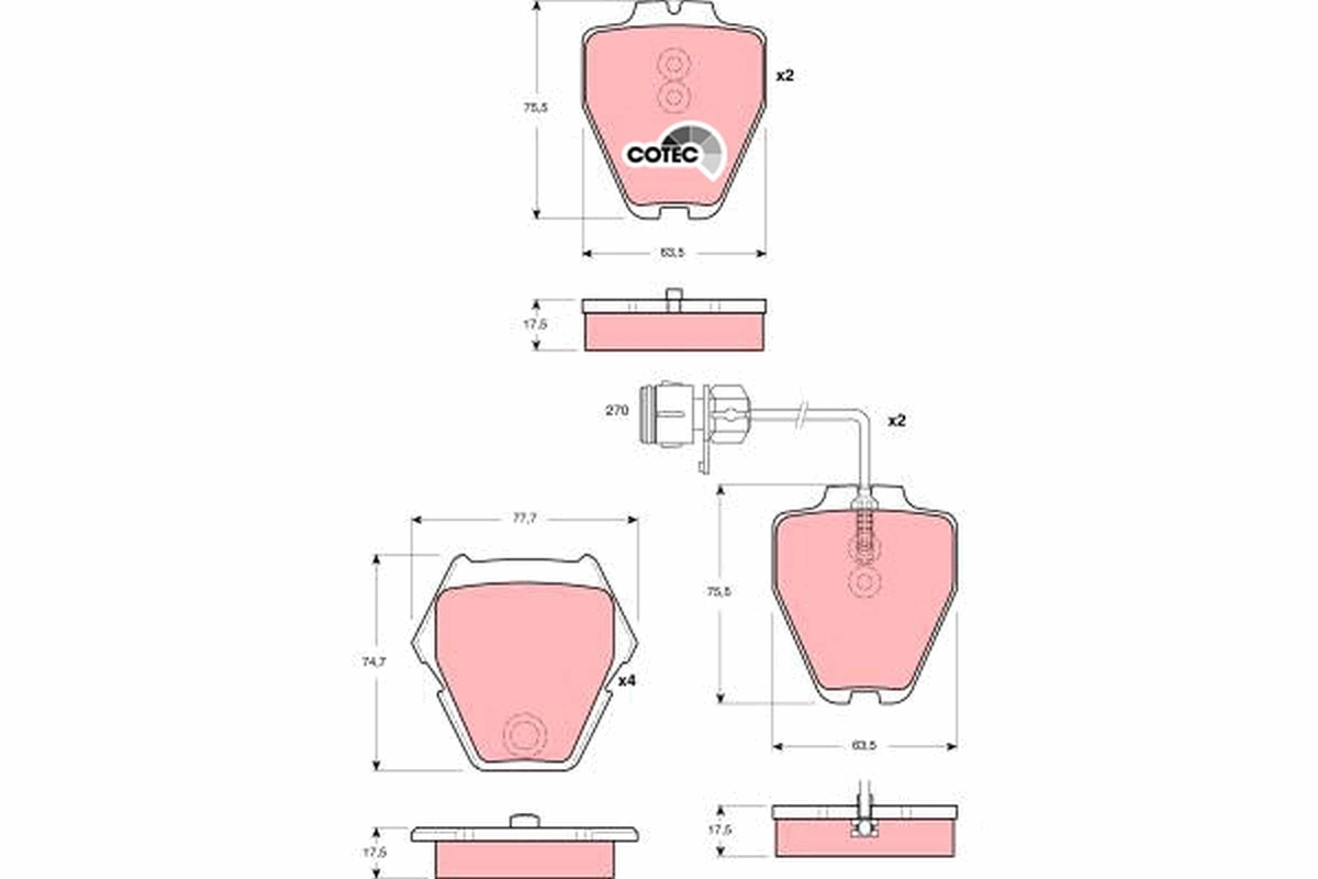 Brake Pad Set, disc brake