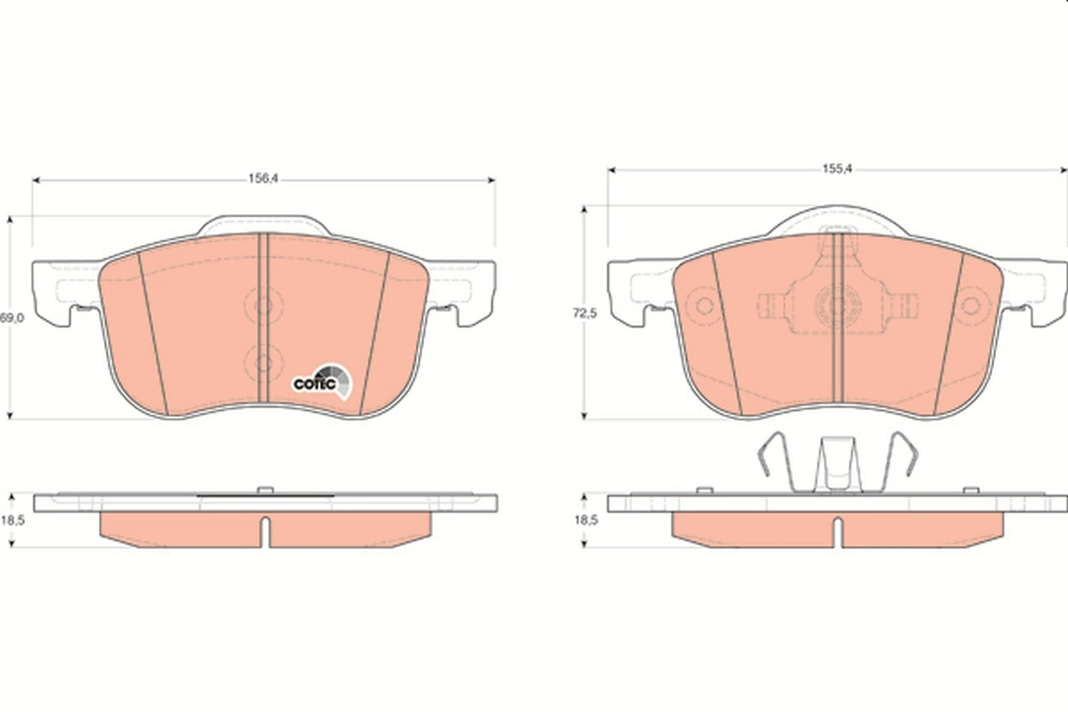 Brake Pad Set, disc brake