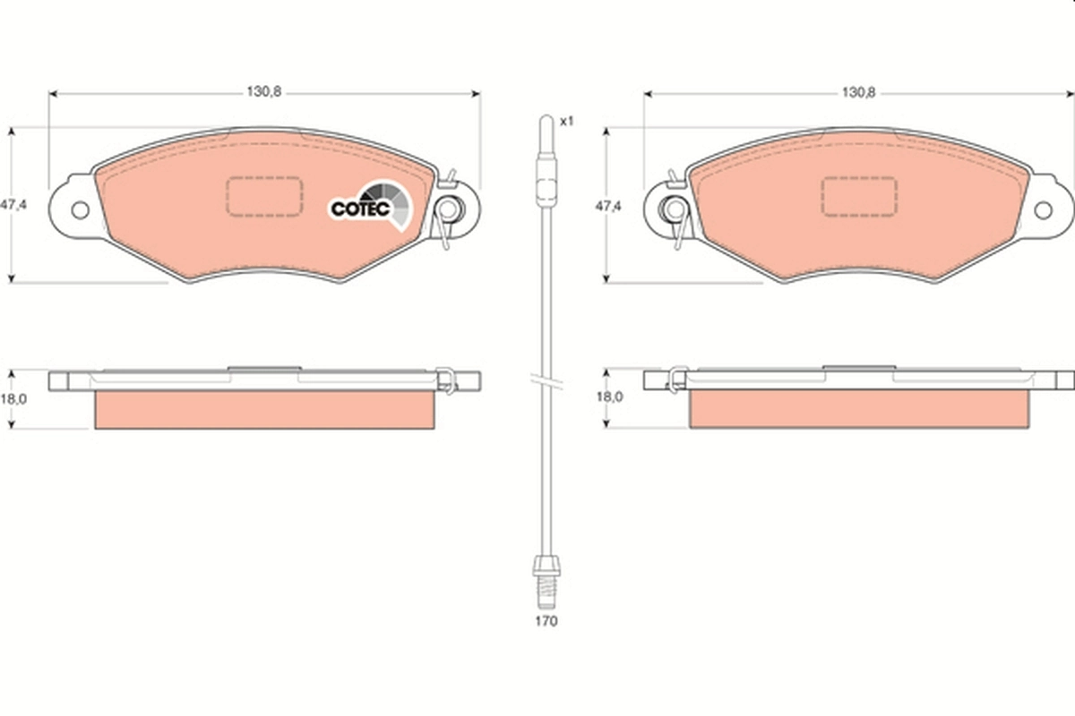 Brake Pad Set, disc brake