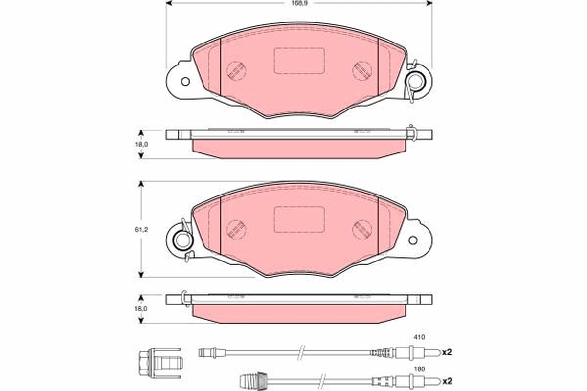 Brake Pad Set, disc brake