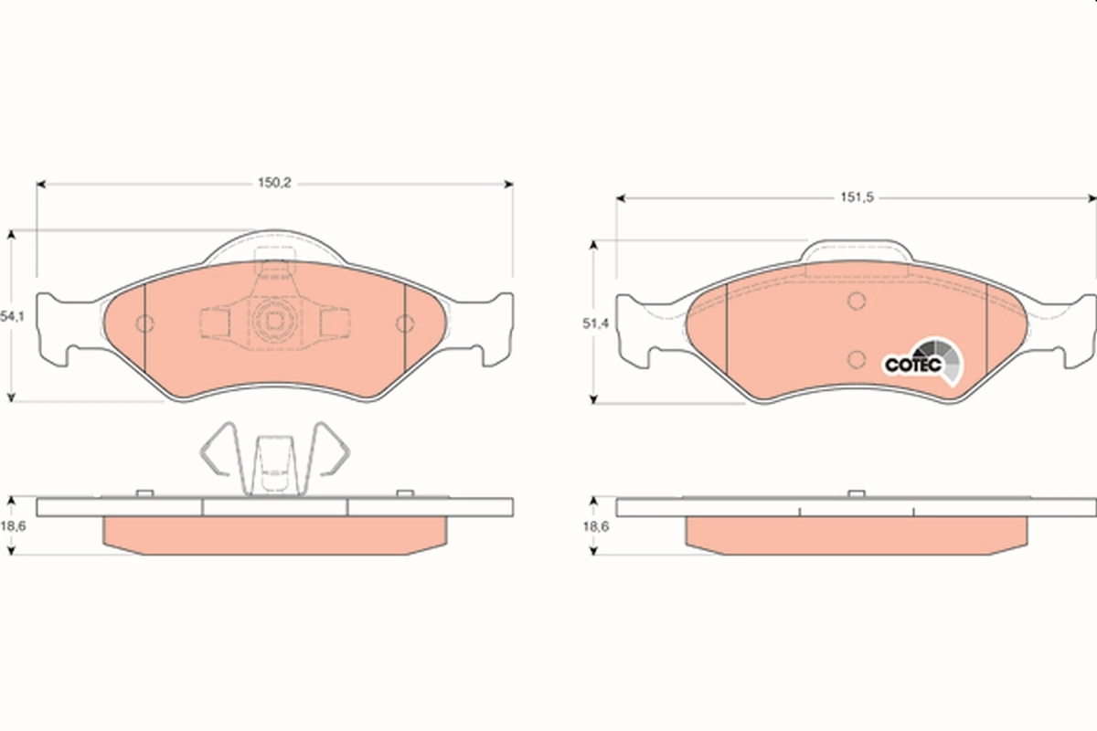 Brake Pad Set, disc brake