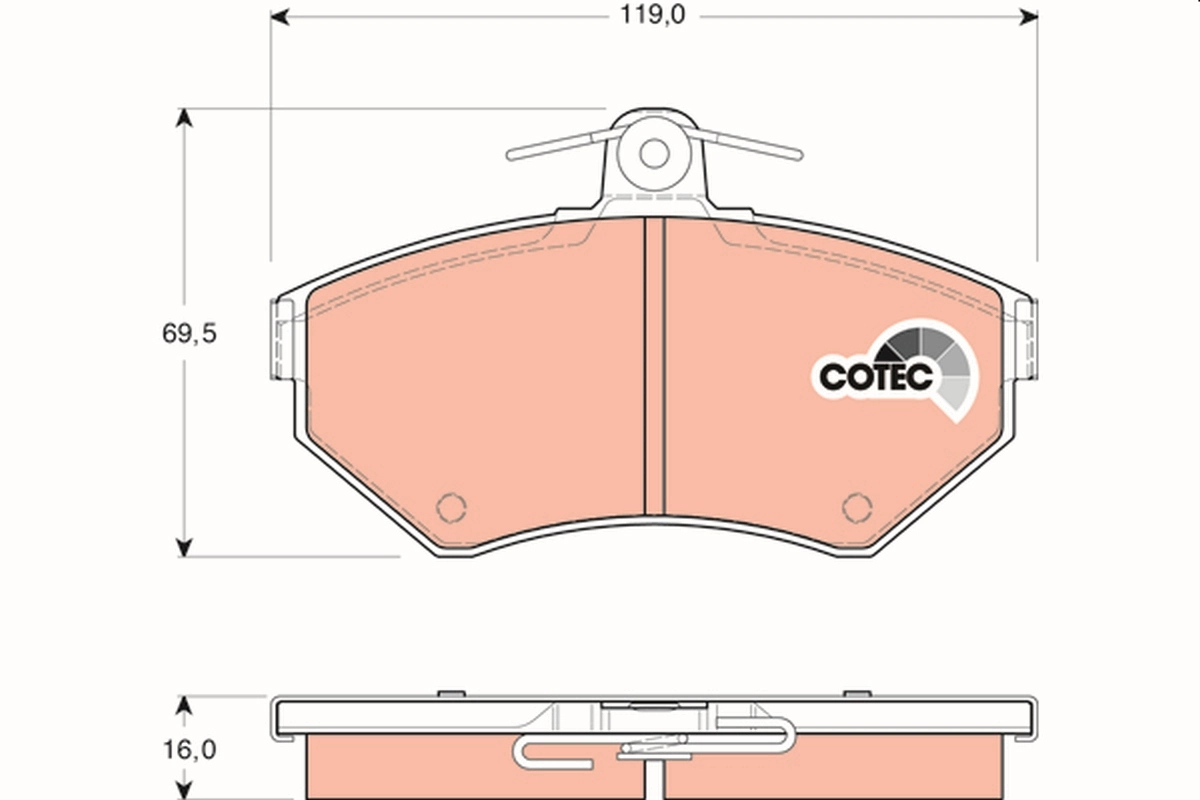 Brake Pad Set, disc brake