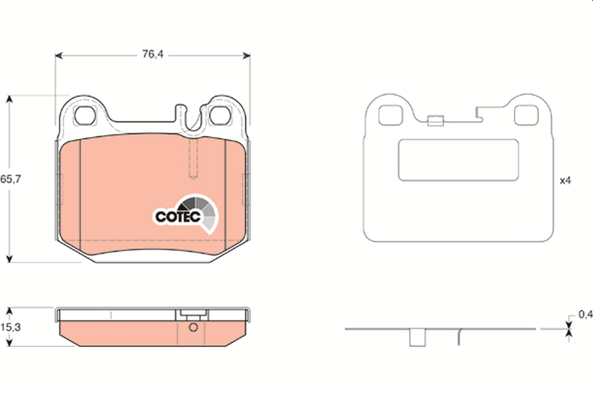Brake Pad Set, disc brake