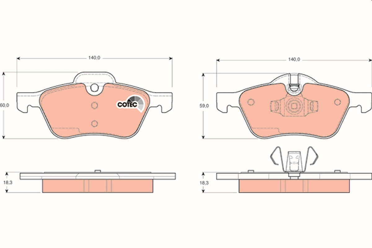 Brake Pad Set, disc brake