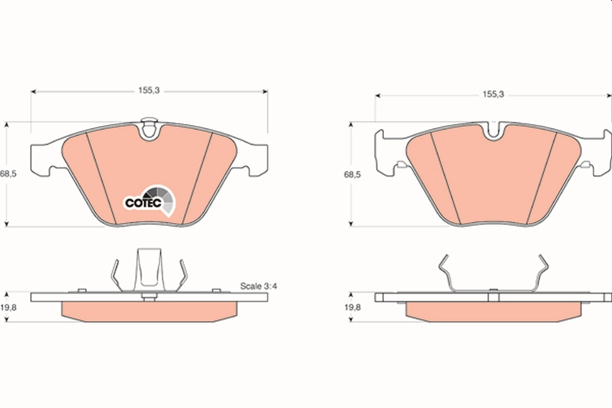 Brake Pad Set, disc brake