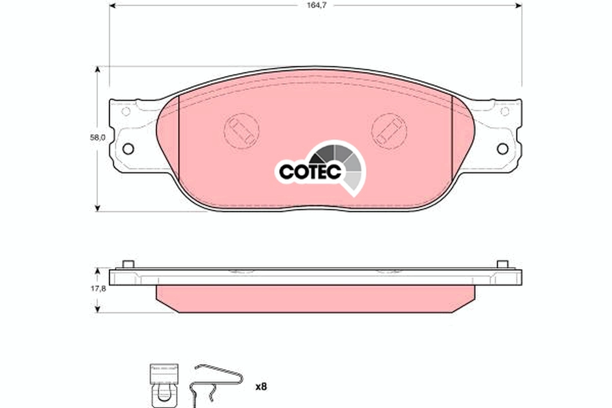 Brake Pad Set, disc brake