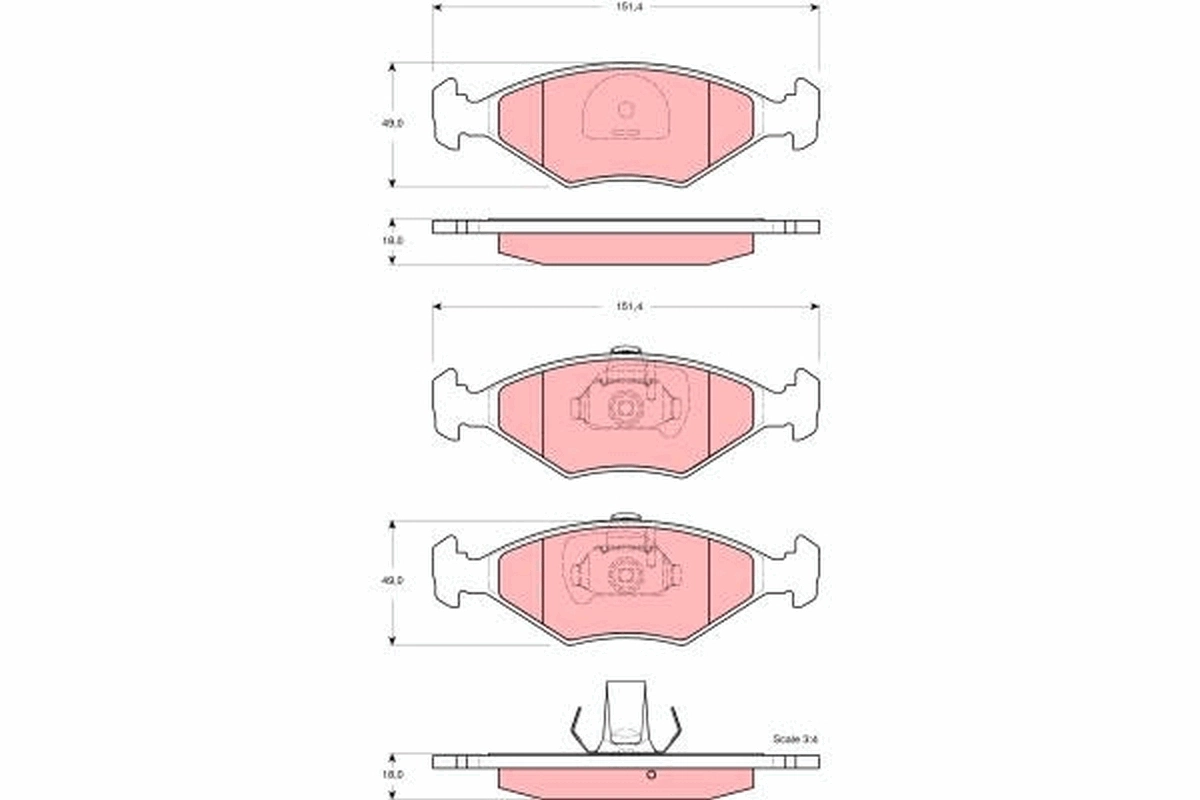 Brake Pad Set, disc brake