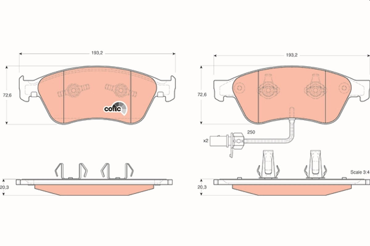 Brake Pad Set, disc brake