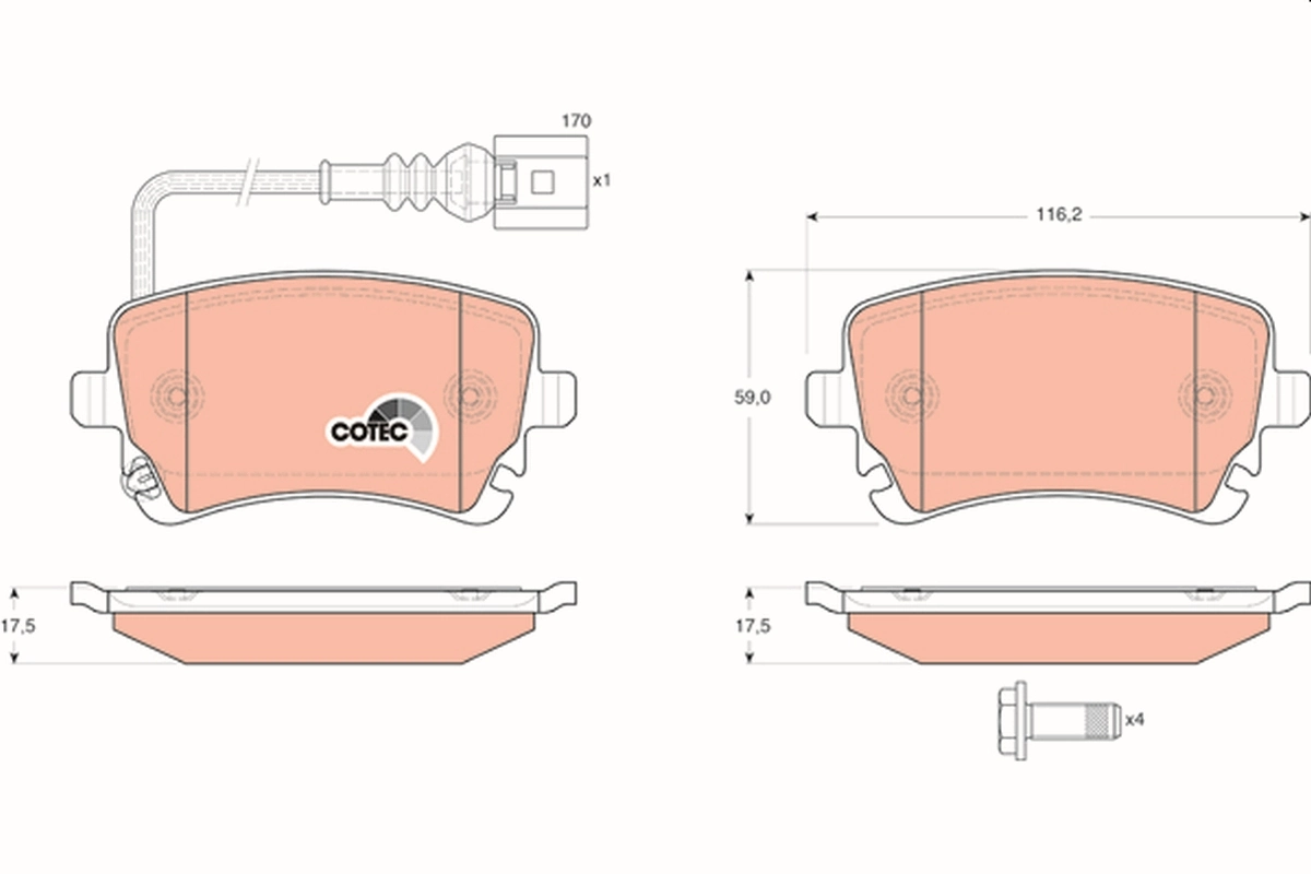 Brake Pad Set, disc brake