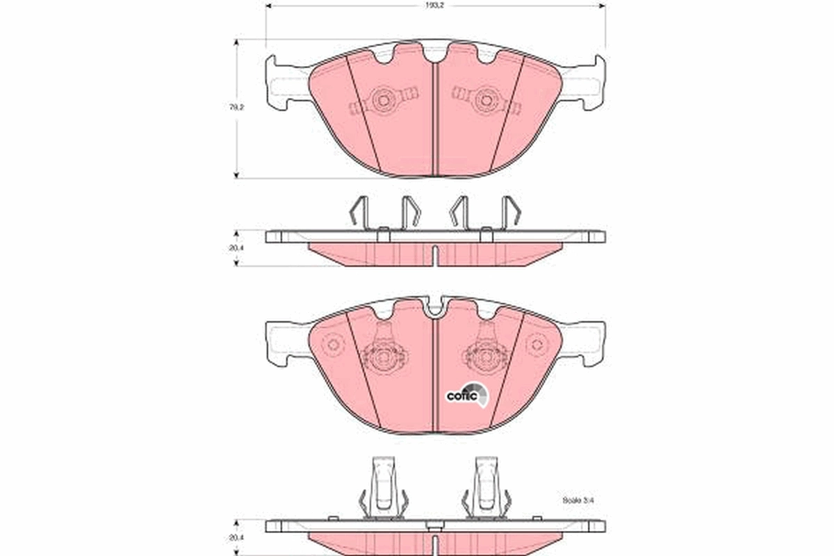 Brake Pad Set, disc brake