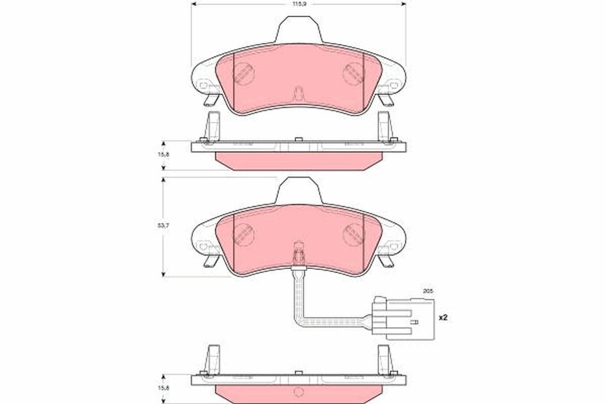 Brake Pad Set, disc brake
