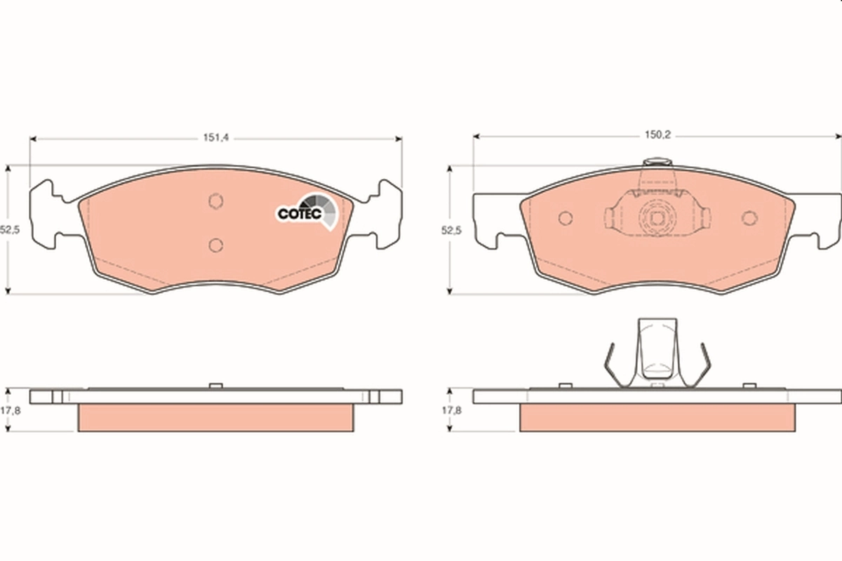 Brake Pad Set, disc brake