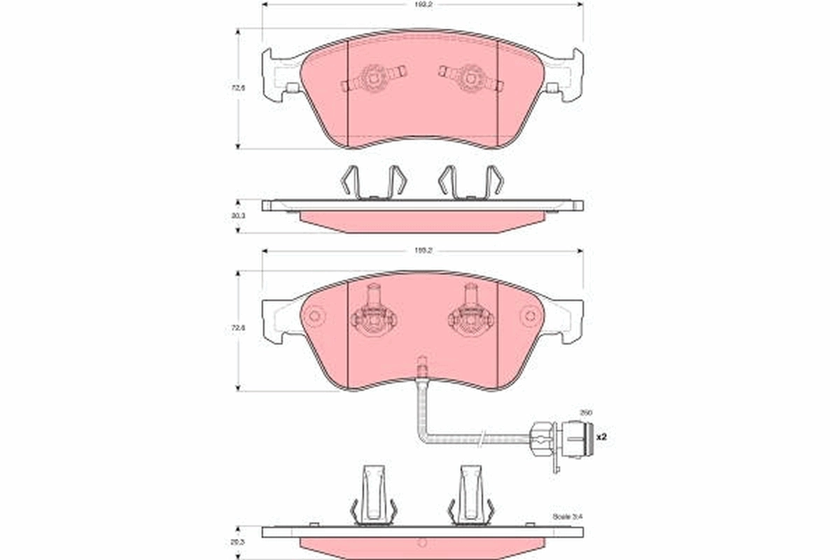 Brake Pad Set, disc brake