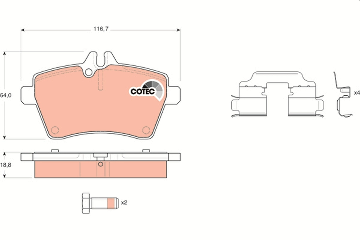 Brake Pad Set, disc brake