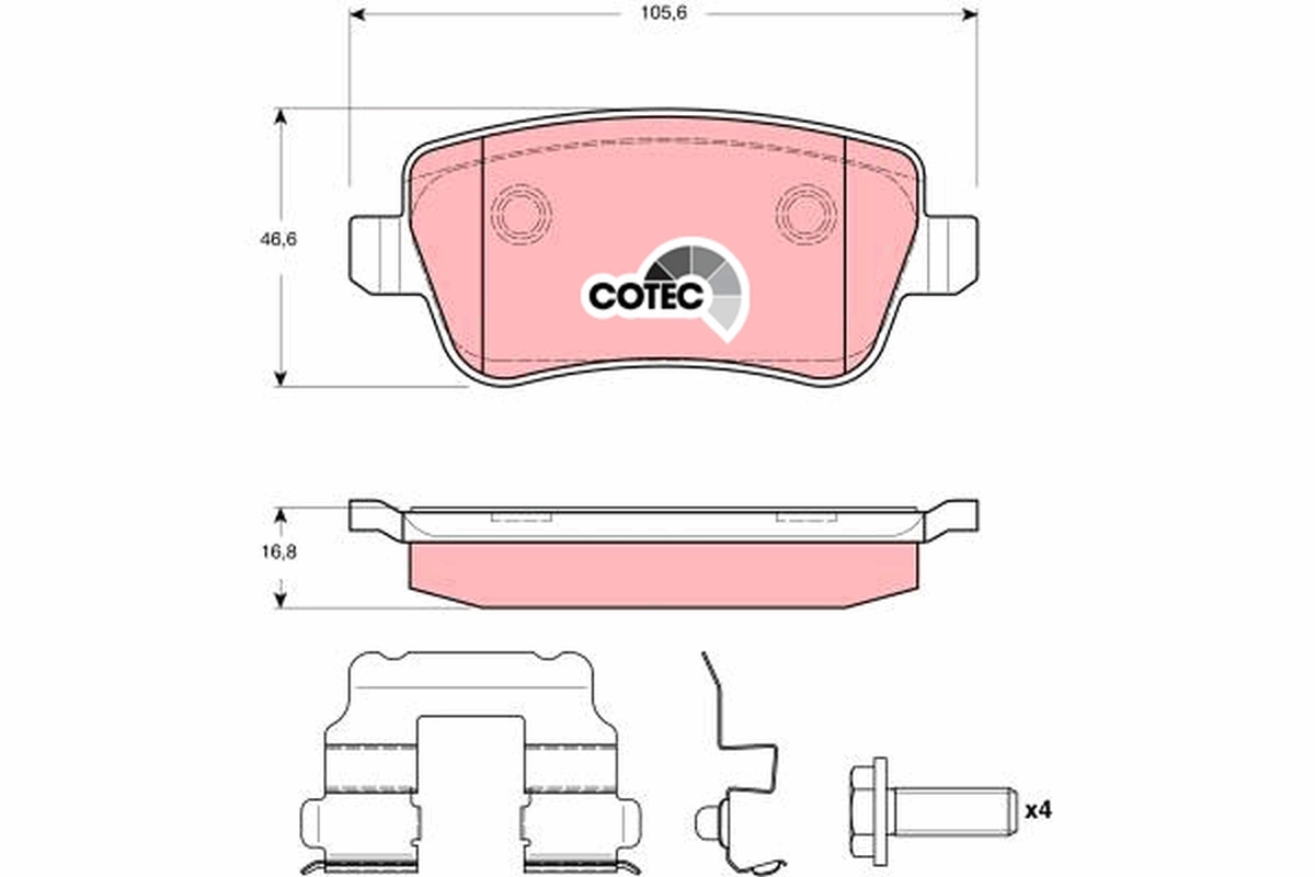 Brake Pad Set, disc brake