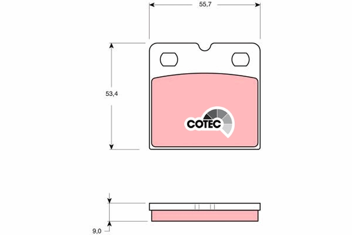 Brake Pad Set, disc parking brake