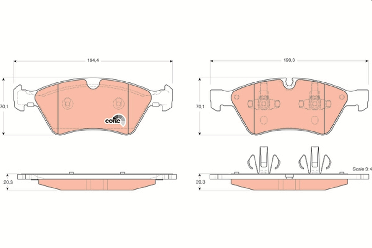 Brake Pad Set, disc brake