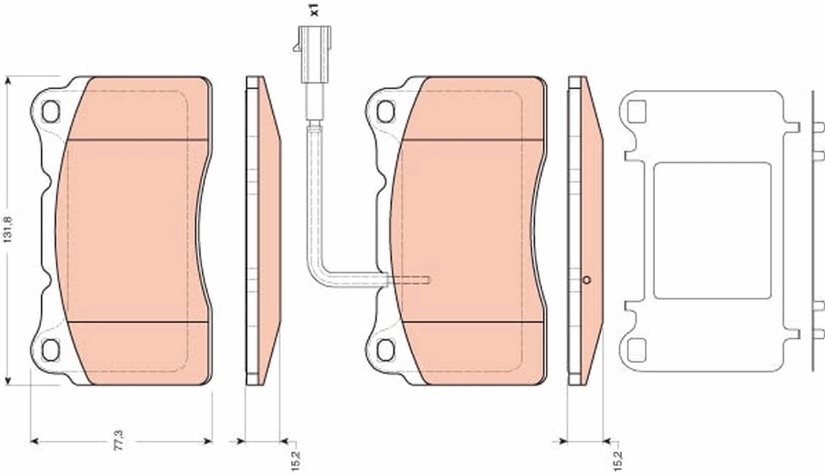 Brake Pad Set, disc brake