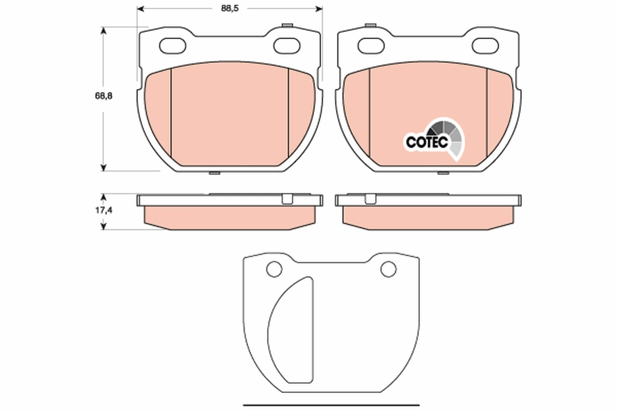 Brake Pad Set, disc brake