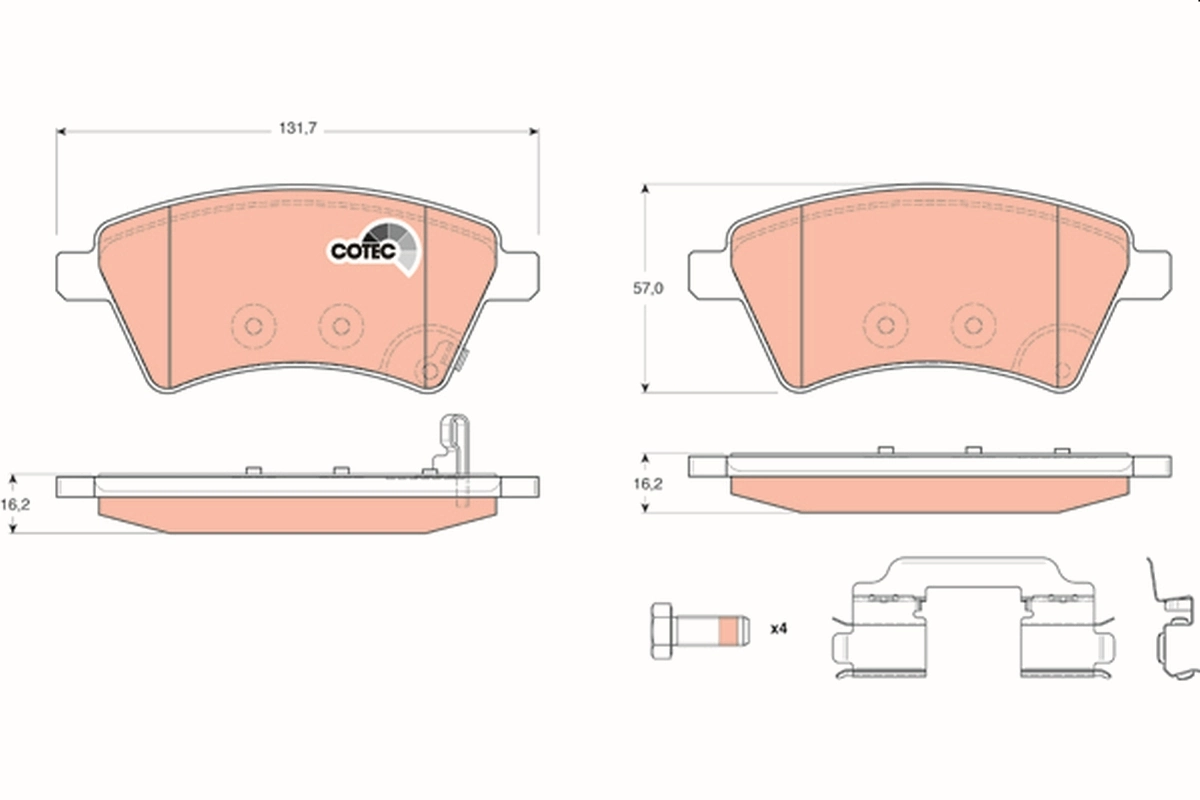 Brake Pad Set, disc brake