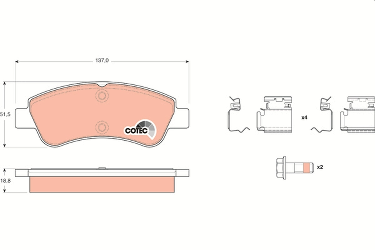 Brake Pad Set, disc brake