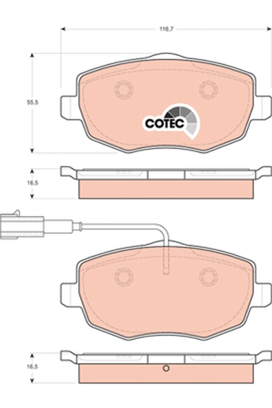 Brake Pad Set, disc brake