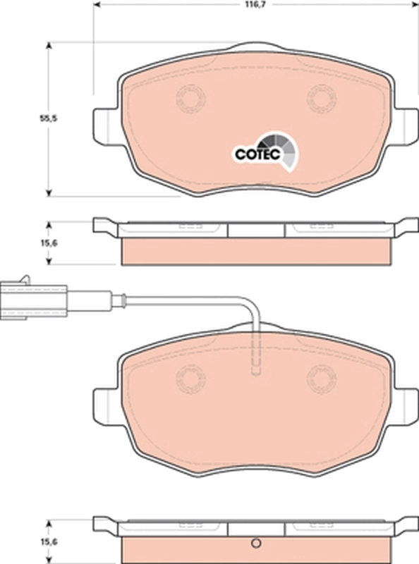 Brake Pad Set, disc brake