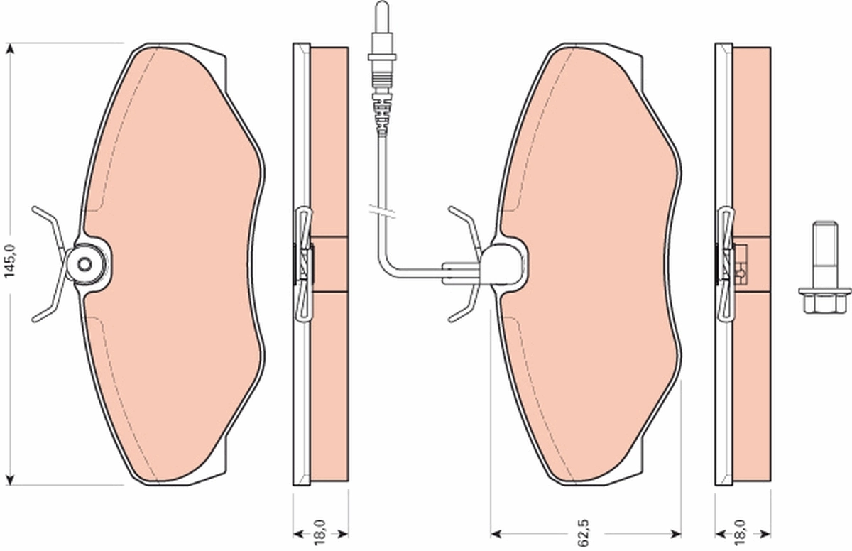 Brake Pad Set, disc brake