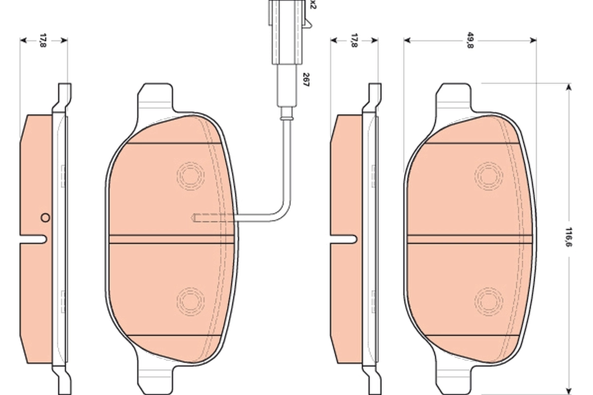 Brake Pad Set, disc brake