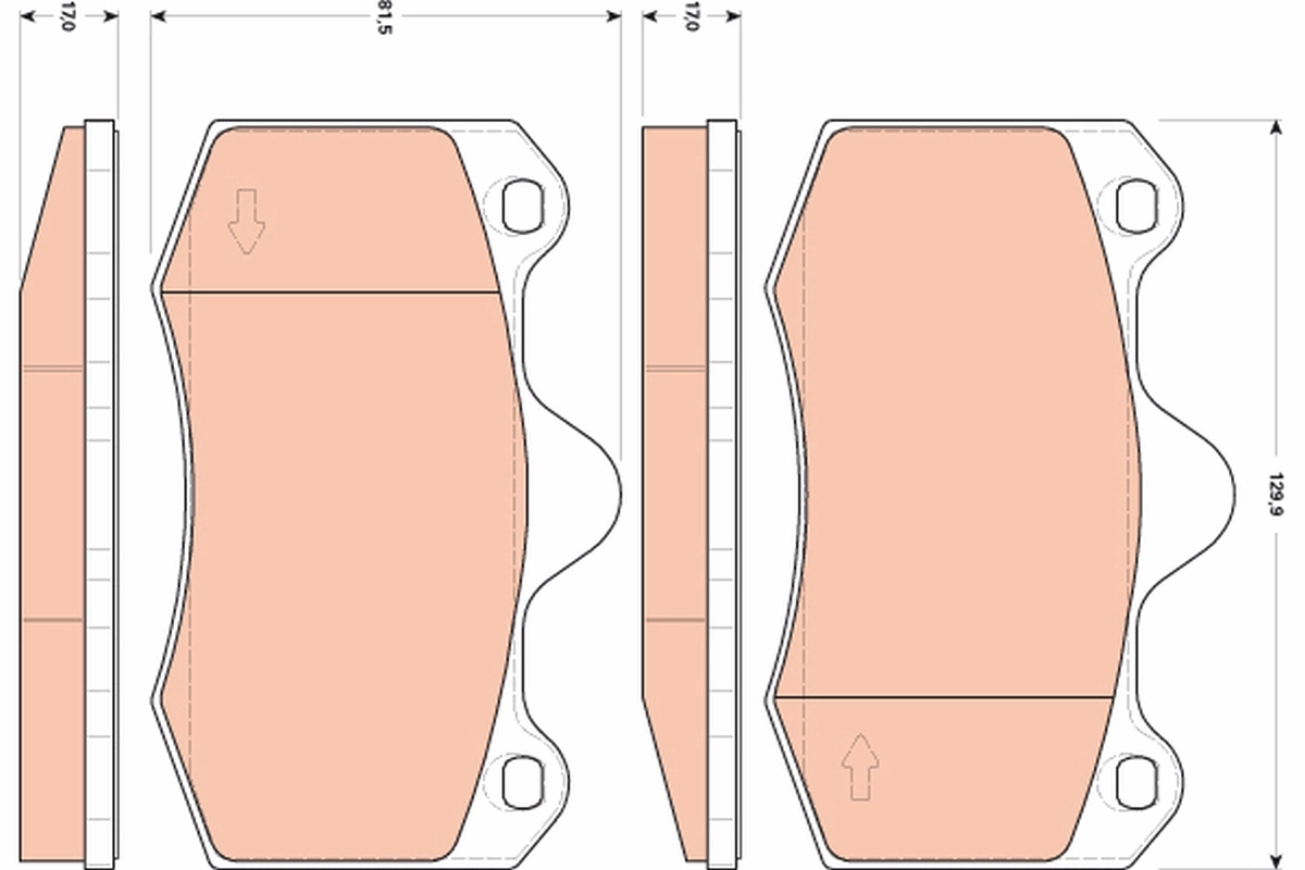Brake Pad Set, disc brake