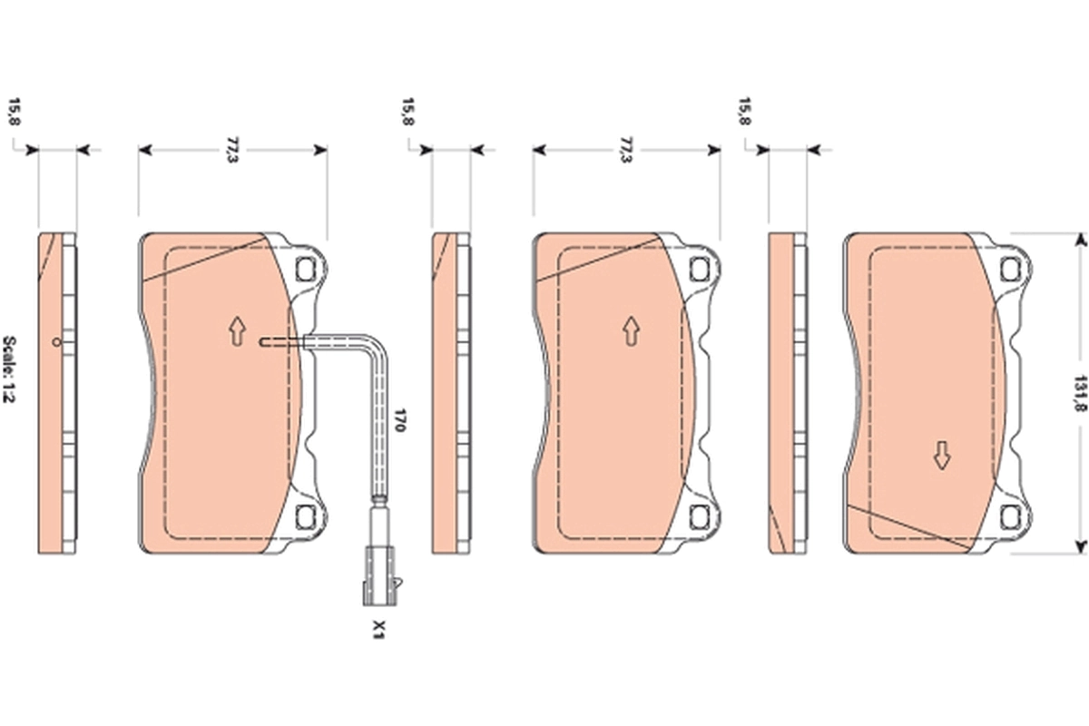 Brake Pad Set, disc brake