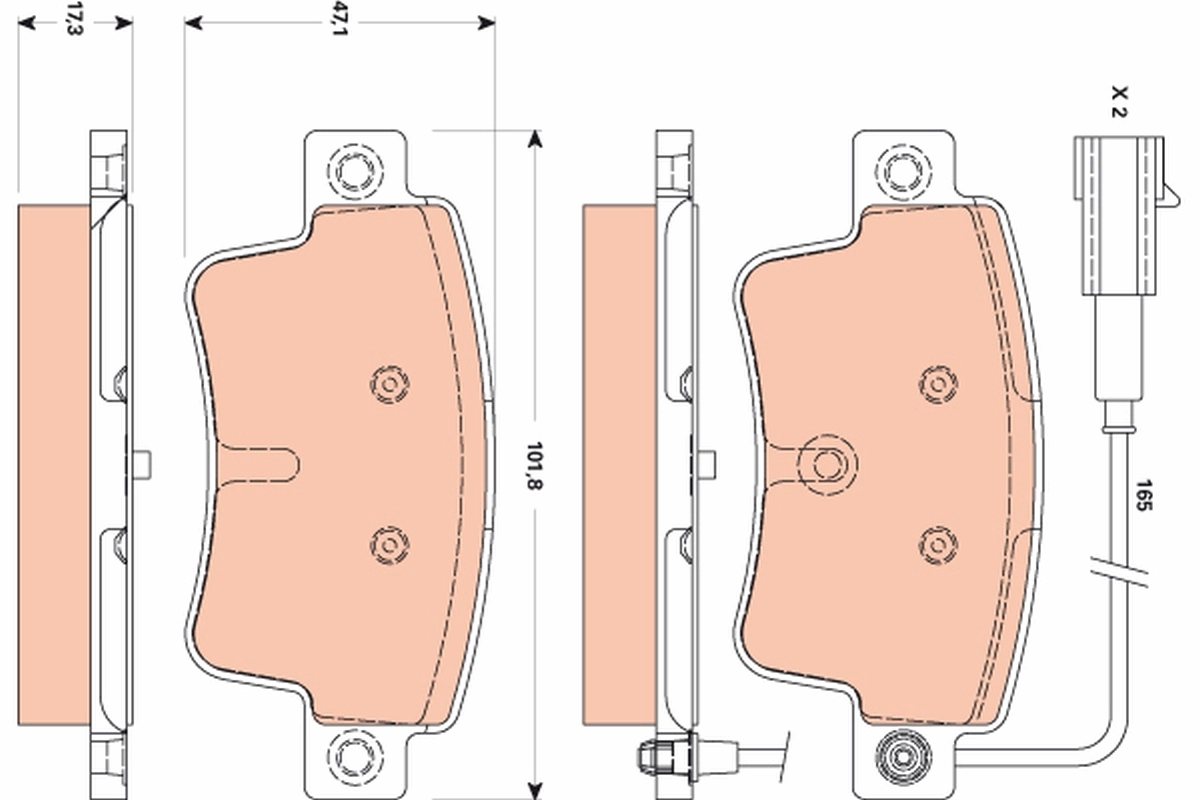 Brake Pad Set, disc brake
