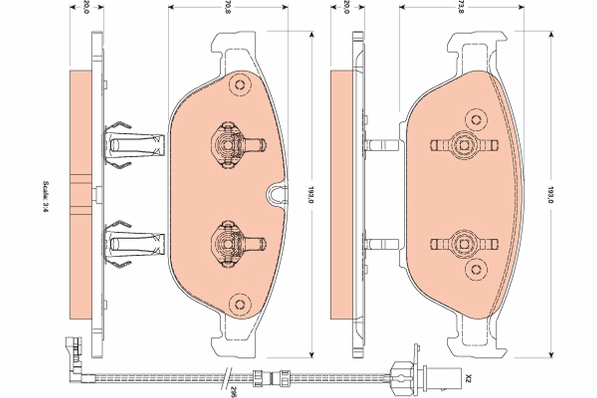 Brake Pad Set, disc brake