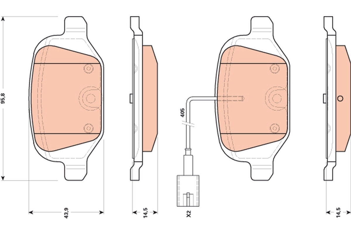 Brake Pad Set, disc brake