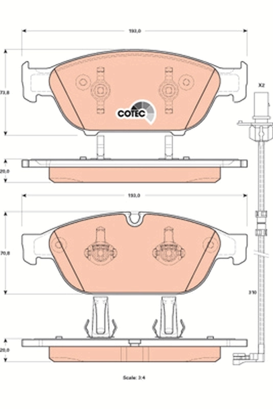 Brake Pad Set, disc brake