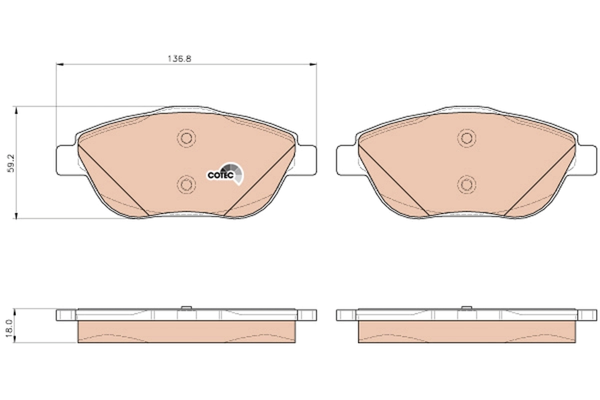 Brake Pad Set, disc brake
